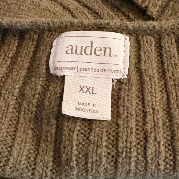 Auden Cami Knit Cropped Tank Top Olive Green XXL - Picture 5 of 6